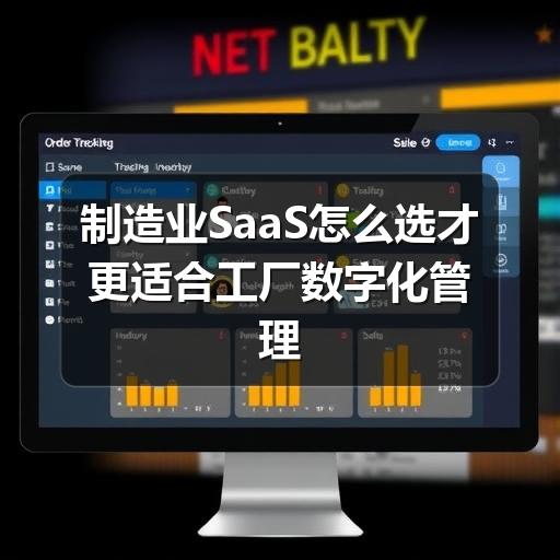 制造业SaaS怎么选才更适合工厂数字化管理