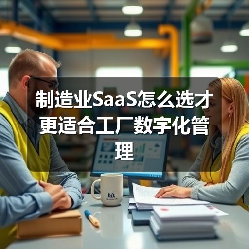 制造业SaaS怎么选才更适合工厂数字化管理
