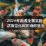 2024年新规全面实施,这些变化将影响你生活(图1) 2024年新规全面实施,这些变化将影响你生活(图1)