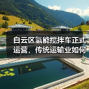 白云区氢能搅拌车正式运营,传统运输业如何实现绿色转型?(图4) 白云区氢能搅拌车正式运营,传统运输业如何实现绿色转型?(图4)