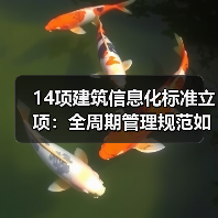 14项建筑信息化标准立项：全周期管理规范如何落地？（图4）