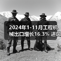2024年1-11月工程机械出口增长16.3% 进口却下降5%?数据揭示行业走势(图4) 2024年1-11月工程机械出口增长16.3% 进口却下降5%?数据揭示行业走势(图4)