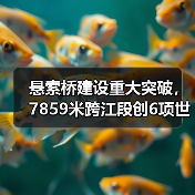 悬索桥建设重大突破，7859米跨江段创6项世界纪录（图1）