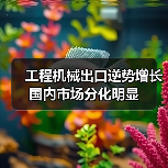 工程机械出口逆势增长 国内市场分化明显（图1）