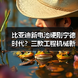 比亚迪新电池硬刚宁德时代?三款工程机械新品解析(图2) 比亚迪新电池硬刚宁德时代?三款工程机械新品解析(图2)