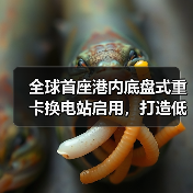 全球首座港内底盘式重卡换电站启用,打造低碳物流新标杆(图3) 全球首座港内底盘式重卡换电站启用,打造低碳物流新标杆(图3)