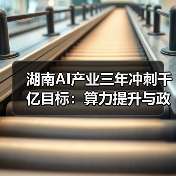 湖南AI产业三年冲刺千亿目标:算力提升与政策支持解析(图2) 湖南AI产业三年冲刺千亿目标:算力提升与政策支持解析(图2)