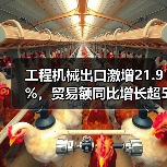 工程机械出口激增21.9%，贸易额同比增长超5%（图1）