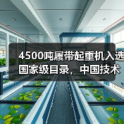 4500吨履带起重机入选国家级目录，中国技术再登巅峰（图1）