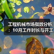 工程机械市场指数分析：10月工作时长与开工率数据揭秘（图2）