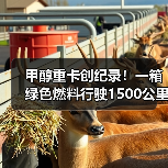 甲醇重卡创纪录！一箱绿色燃料行驶1500公里破世界纪录（图1）