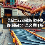 混凝土行业数智化转型路径揭秘:吴文贵详解未来发展方向(图3) 混凝土行业数智化转型路径揭秘:吴文贵详解未来发展方向(图3)