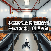 中国高铁盾构隧道深潜海底106米,创世界新纪录(图3) 中国高铁盾构隧道深潜海底106米,创世界新纪录(图3)