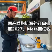 国产盾构机海外订单排至2027，Meta百亿收购AI企业背后的产业变局（图2）