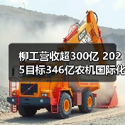 柳工营收超300亿 2025目标346亿农机国际化布局(图2) 柳工营收超300亿 2025目标346亿农机国际化布局(图2)