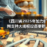 《四川省2025年加力扩围支持大规模设备更新和消费品以旧换新政策措施》发布(图3) 《四川省2025年加力扩围支持大规模设备更新和消费品以旧换新政策措施》发布(图3)