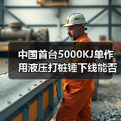中国首台5000KJ单作用液压打桩锤下线能否改写海风电施工格局（图2）
