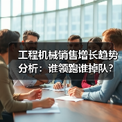 工程机械销售增长趋势分析：谁领跑谁掉队？