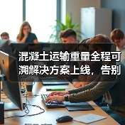 混凝土运输重量全程可溯解决方案上线,告别重量争议(图3) 混凝土运输重量全程可溯解决方案上线,告别重量争议(图3)