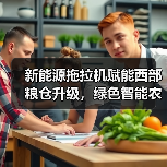 新能源拖拉机赋能西部粮仓升级,绿色智能农业新引擎(图4) 新能源拖拉机赋能西部粮仓升级,绿色智能农业新引擎(图4)
