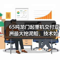 65吨龙门起重机交付亚洲最大挖泥船,技术如何攻克极端环境挑战?(图4) 65吨龙门起重机交付亚洲最大挖泥船,技术如何攻克极端环境挑战?(图4)