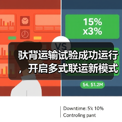 驮背运输试验成功运行，开启多式联运新模式