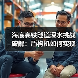 海底高铁隧道深水挑战破解：盾构机如何实现精准穿海？