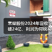 常柴股份2024年营收突破24亿,利润为何锐减?(图2) 常柴股份2024年营收突破24亿,利润为何锐减?(图2)