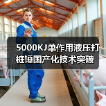 5000KJ单作用液压打桩锤国产化技术突破