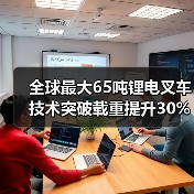 全球最大65吨锂电叉车技术突破载重提升30%(图2) 全球最大65吨锂电叉车技术突破载重提升30%(图2)