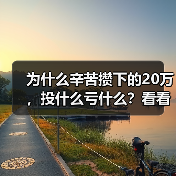 为什么辛苦攒下的20万，投什么亏什么？看看老周的理财账户就知道了（图2）