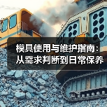模具使用与维护指南:从需求判断到日常保养5大方法