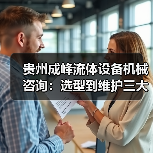 贵州成峰流体设备机械咨询:选型到维护三大实用方法(图2) 贵州成峰流体设备机械咨询:选型到维护三大实用方法(图2)