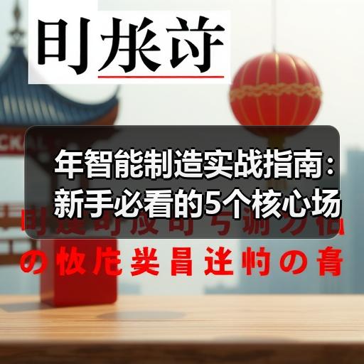 年智能制造实战指南：新手必看的5个核心场景落地步骤