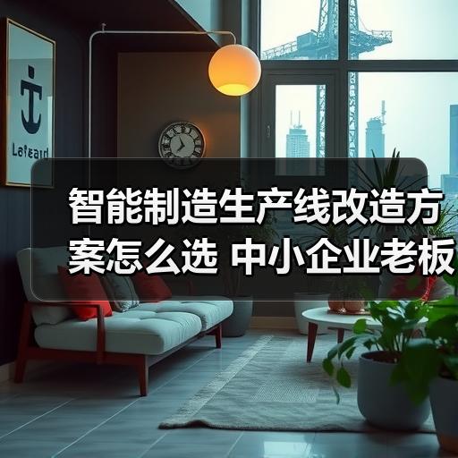 智能制造生产线改造方案怎么选 中小企业老板采购前要弄清的几个判断标准